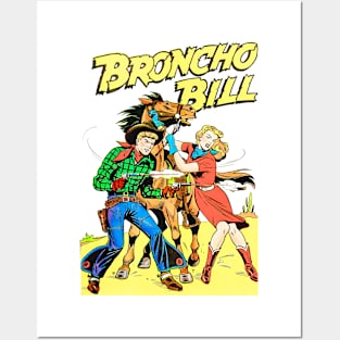 Broncho Bill Cowboy Girl Horse Vintage Posters and Art